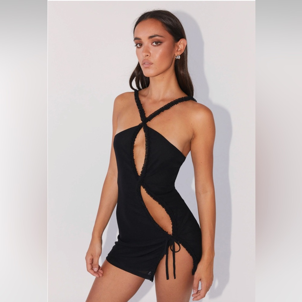 Peppermayo Black Mini Dress